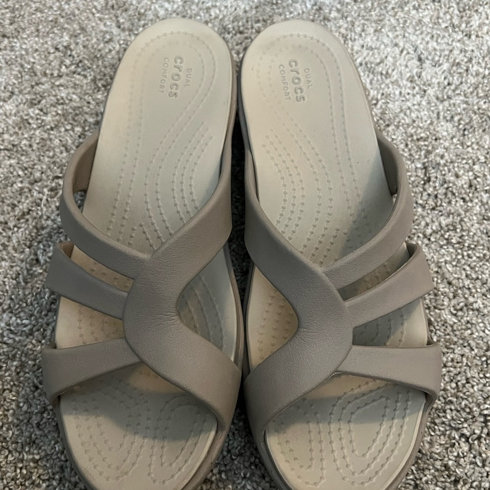Croc sandals